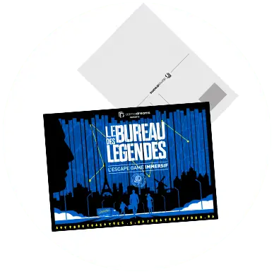 Carte postale pour Cadeau Escape Game