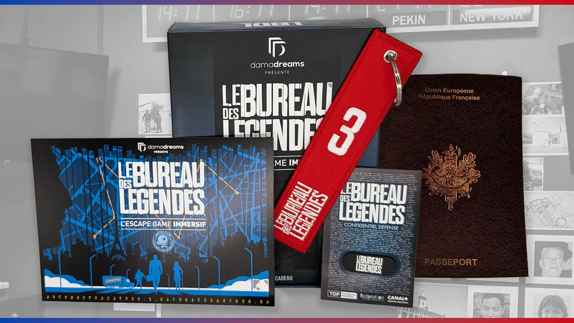 Le coffret cadeau escape game du Bureau des Légendes